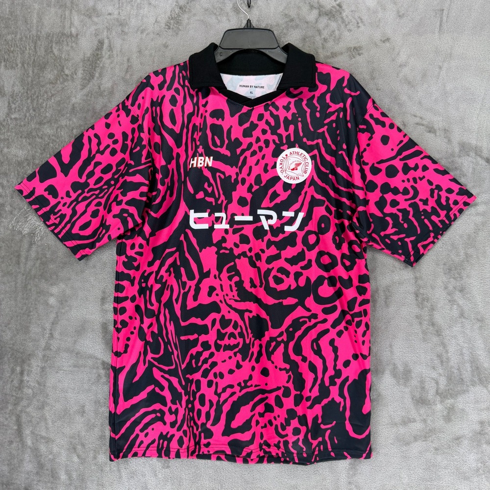 Human Made Human By Nature Tokyo Athletic Club Japan Soccer Jersey Pink XL 10